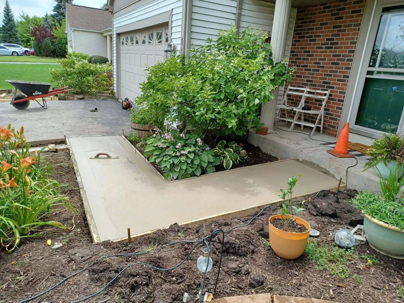 Driveway Extension & New Sidewalk 2