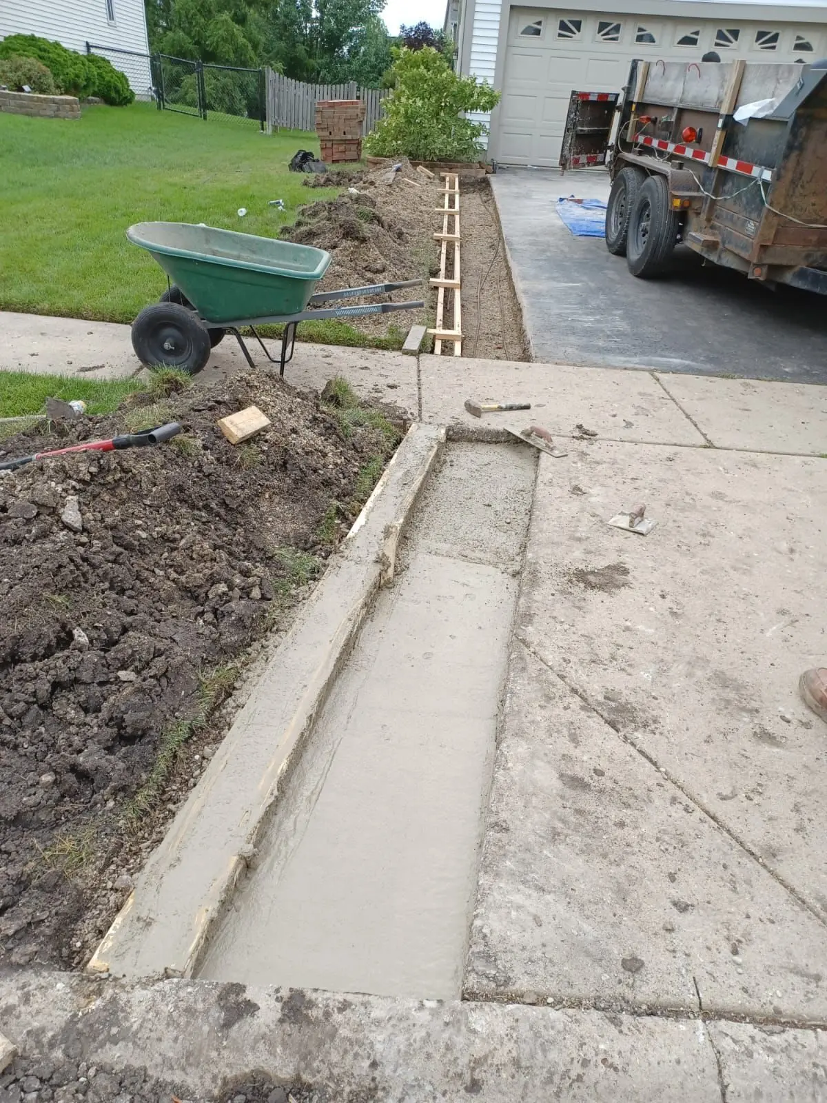 Driveway Extension & New Sidewalk 4