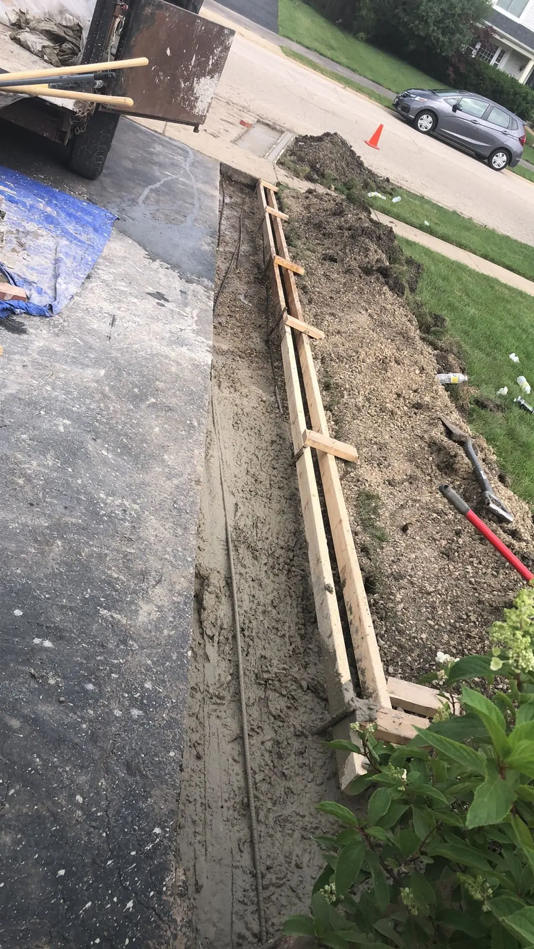 Driveway Extension & New Sidewalk 6